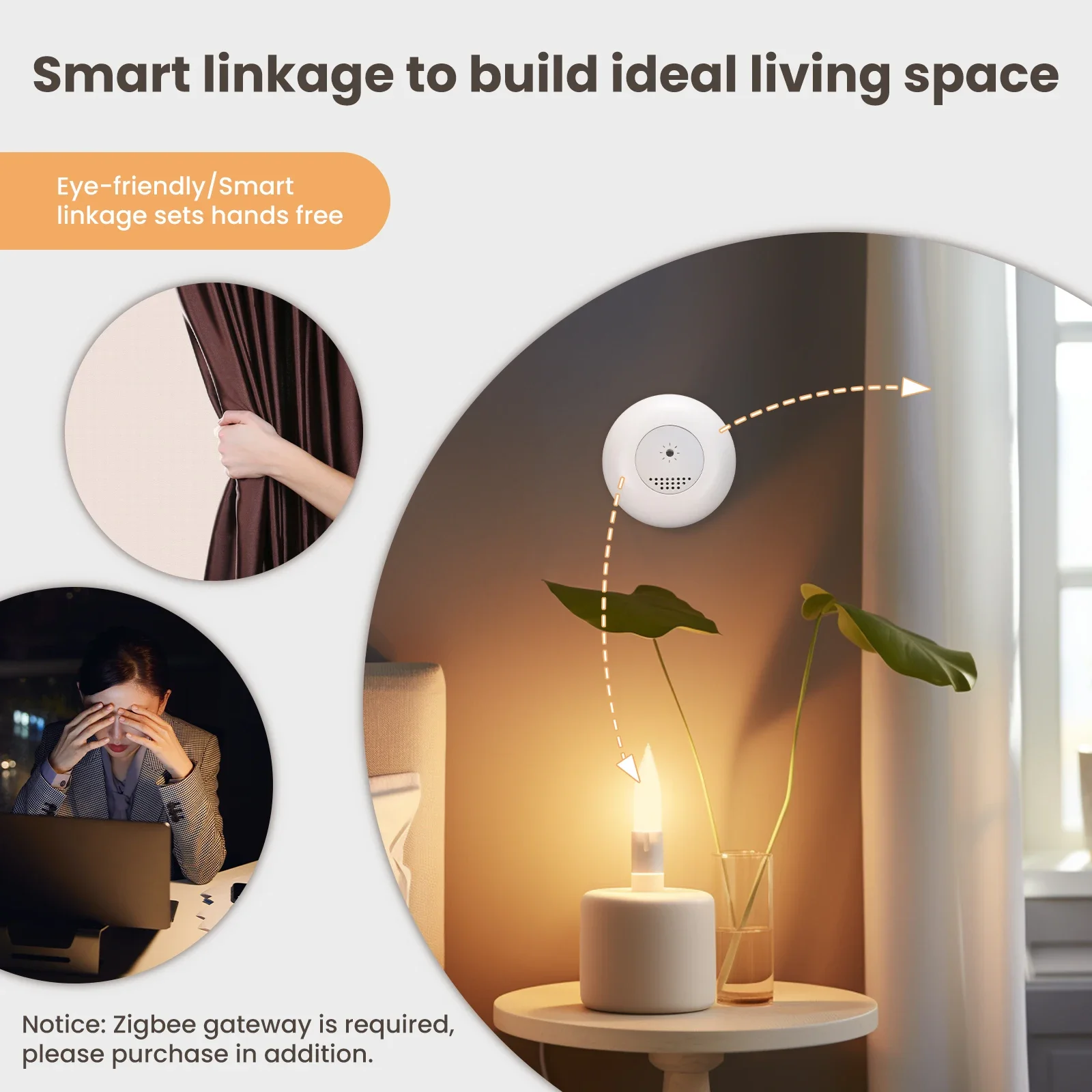 MOES Tuya Zigbee Smart Light S - Home Automation Technology ulasan dan harga