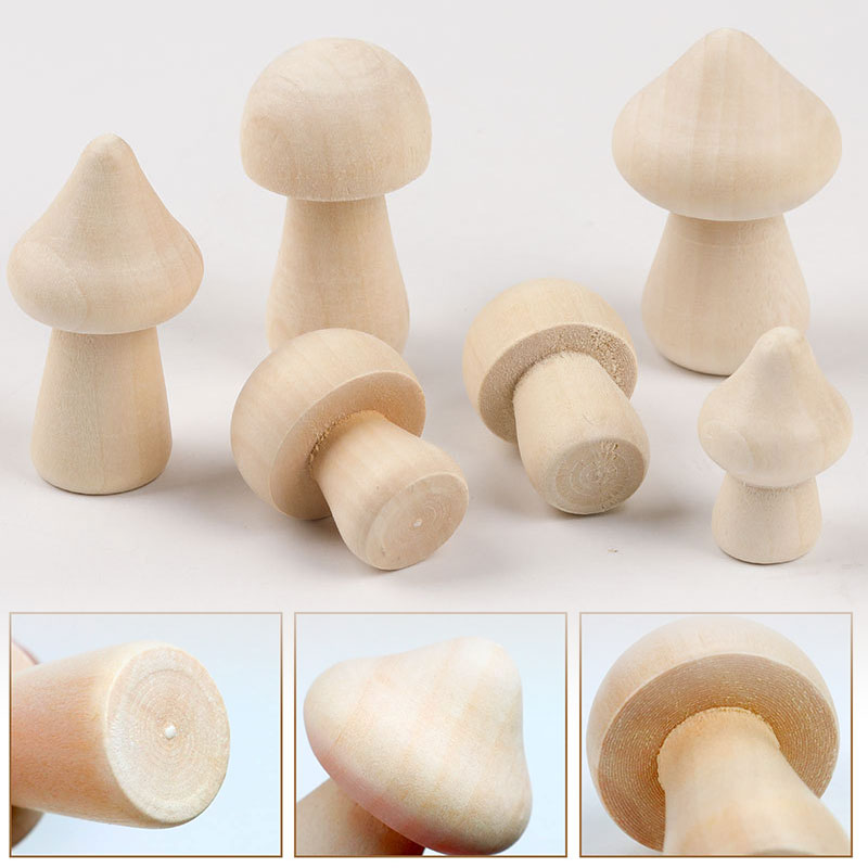 5PCS Mini Unfinished Wooden Mu - Diy Automation Projects ulasan dan harga