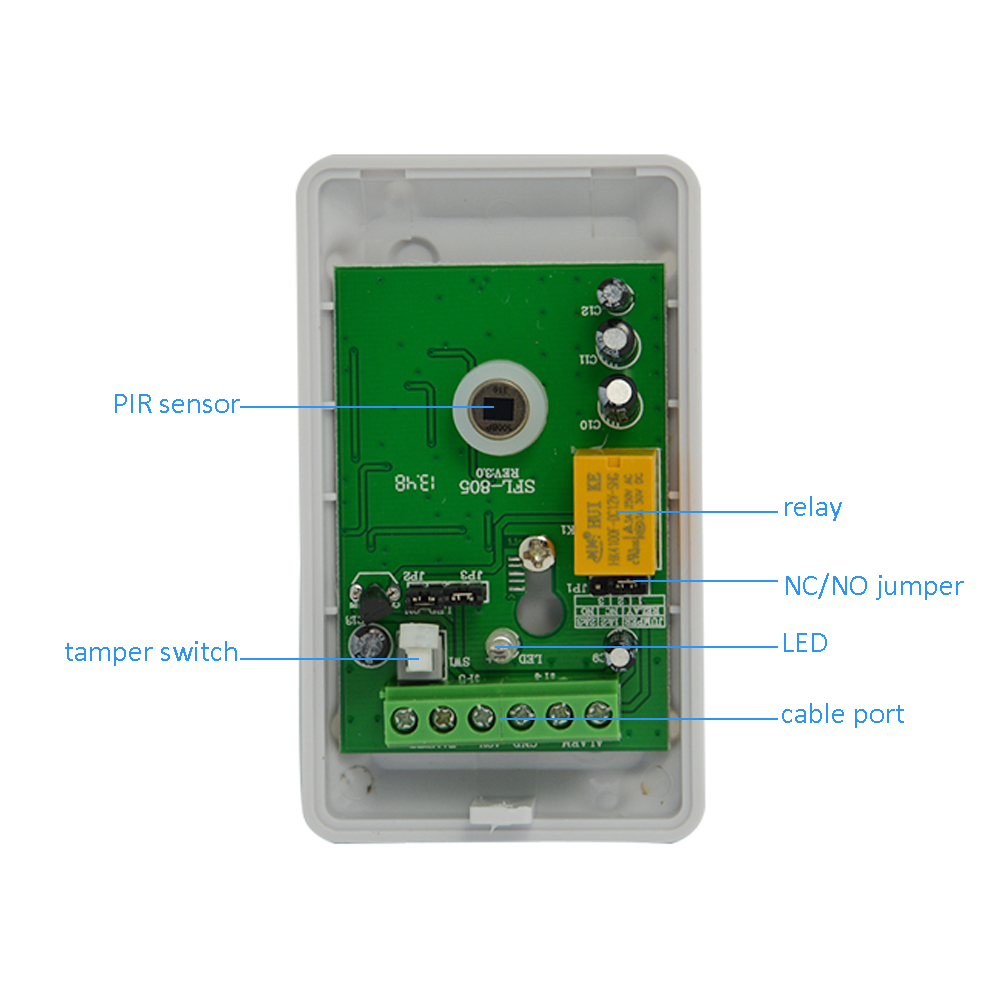 1Pcs Indoor Wired PIR Motion S - Motion Sensor Pir Wired ulasan dan harga