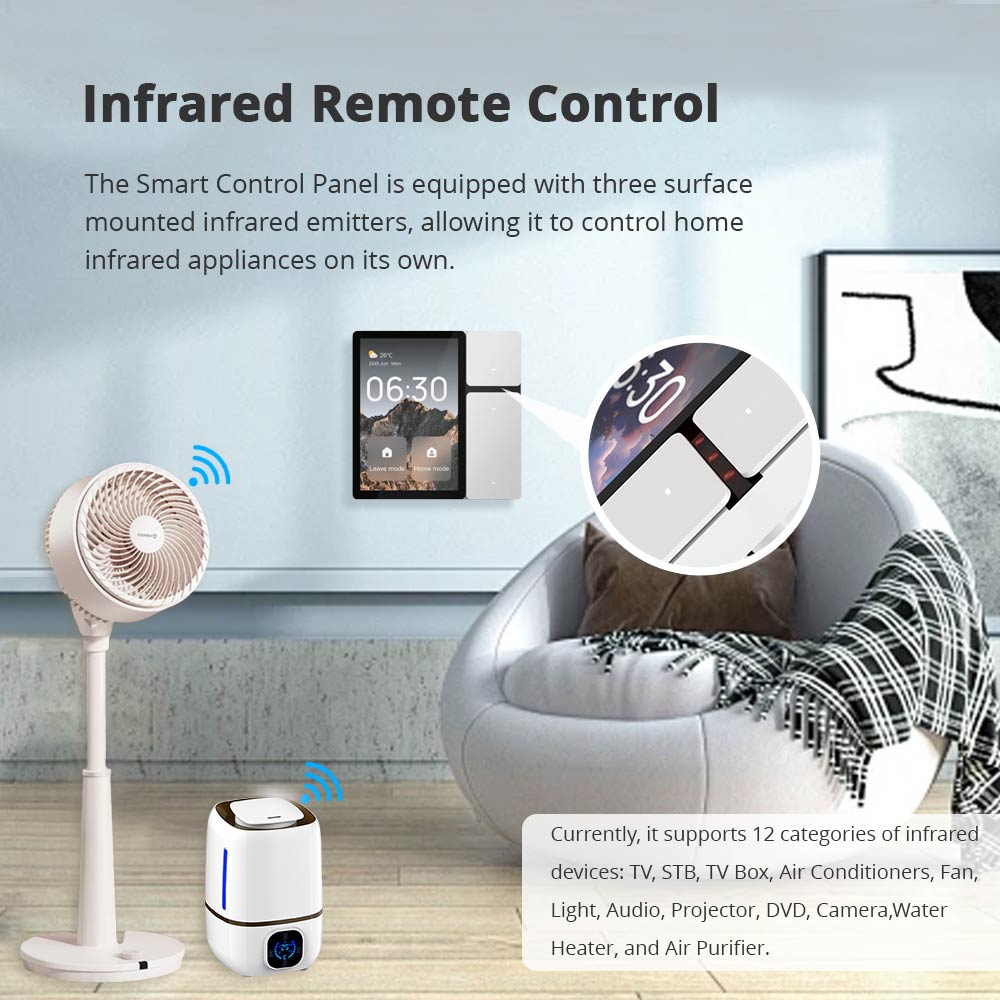Zemismart 3.5 inch WiFi Smart  - Matter Hub Thread ulasan dan harga