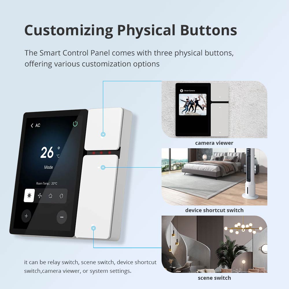 Zemismart 3.5 inch WiFi Smart  - Matter Hub Thread ulasan dan harga