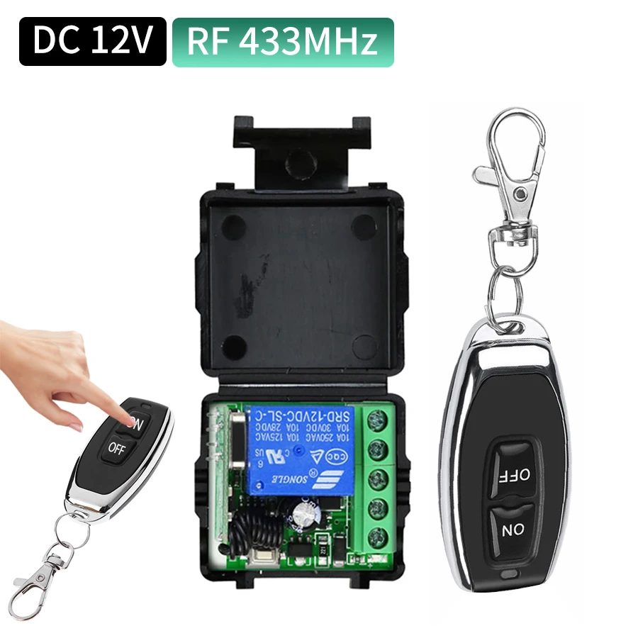 RF433MHz Wireless Switch Build - 433Mhz Receiver Module ulasan dan harga