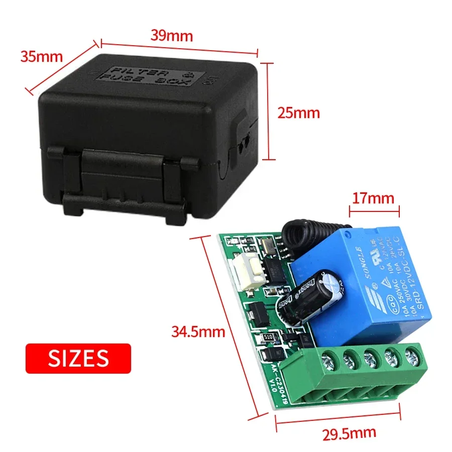 RF433MHz Wireless Switch Build - 433Mhz Receiver Module ulasan dan harga