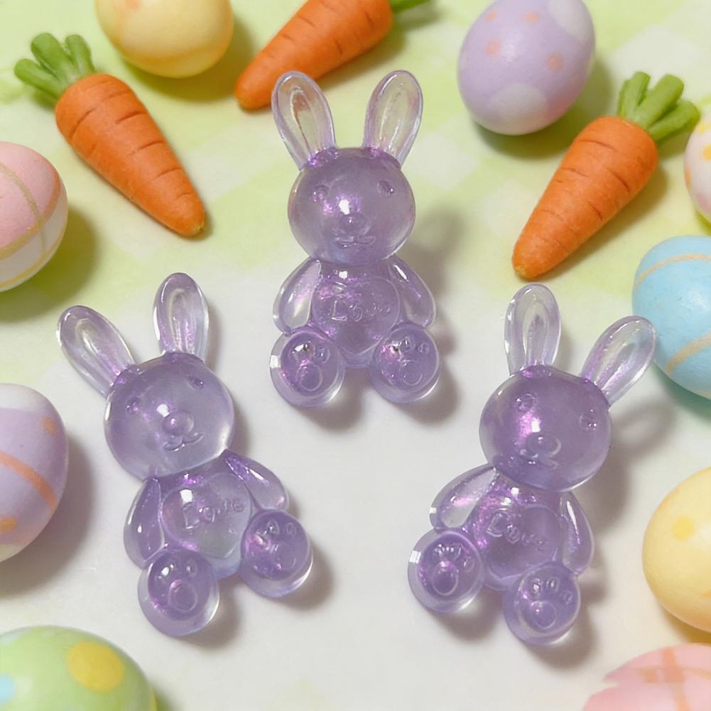 Glitter Rabbit Charm 10pcs Gli - Diy Automation Projects ulasan dan harga