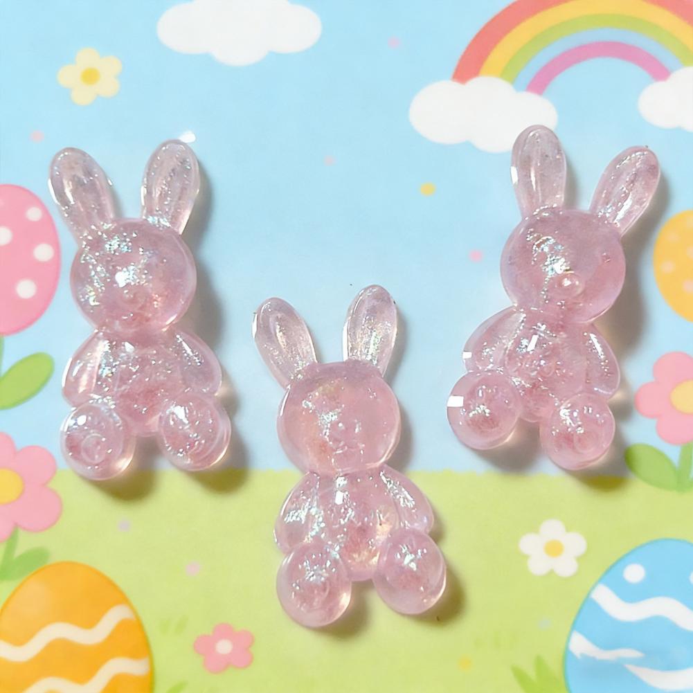 Glitter Rabbit Charm 10pcs Gli - Diy Automation Projects ulasan dan harga