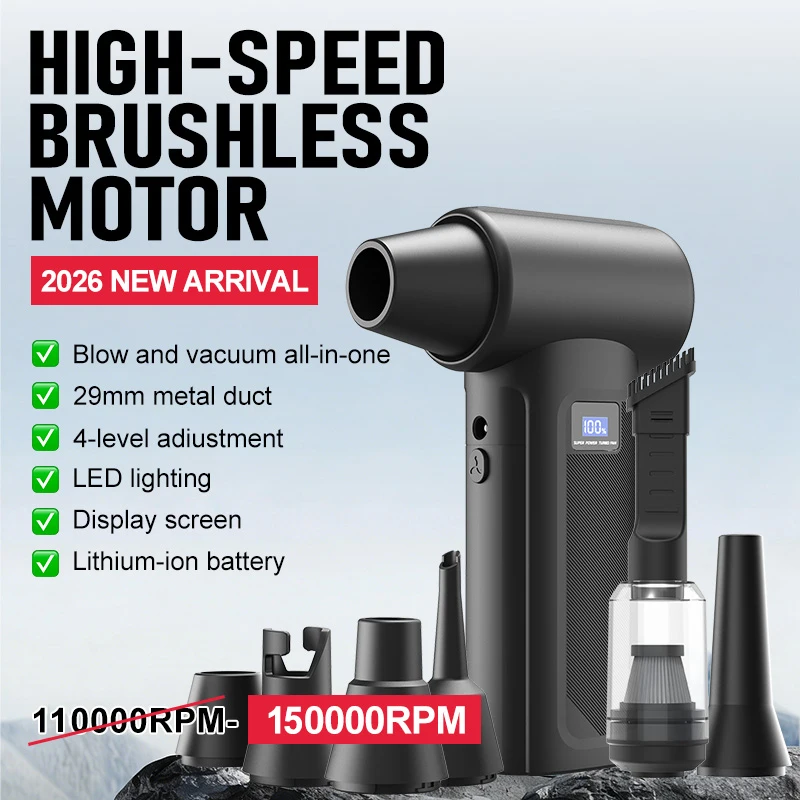 Cordless Turbo Fan Blower 1500 - Home Automation Industry ulasan dan harga