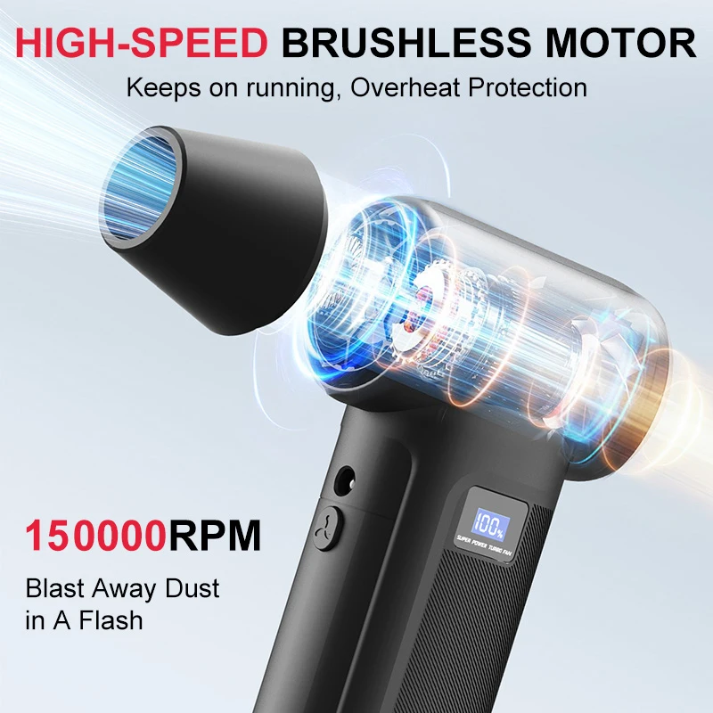 Cordless Turbo Fan Blower 1500 - Home Automation Industry ulasan dan harga