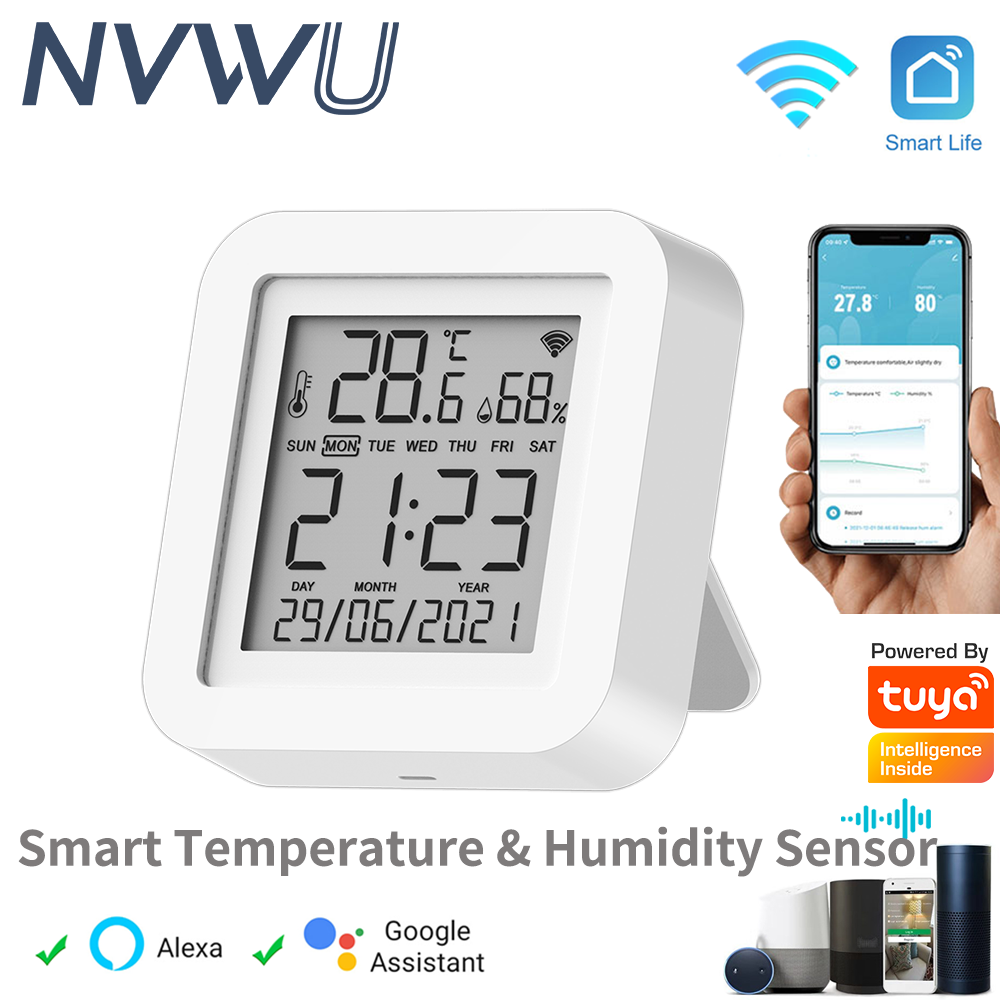Tuya WIFI Temperature & Humidi - Home Automation Technology ulasan dan harga