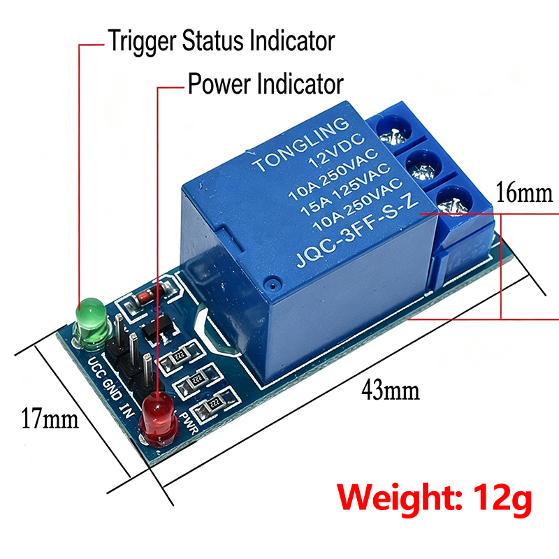 1‑Channel Relay Module 3.3V 5V - Home Automation With Arduino ulasan dan harga