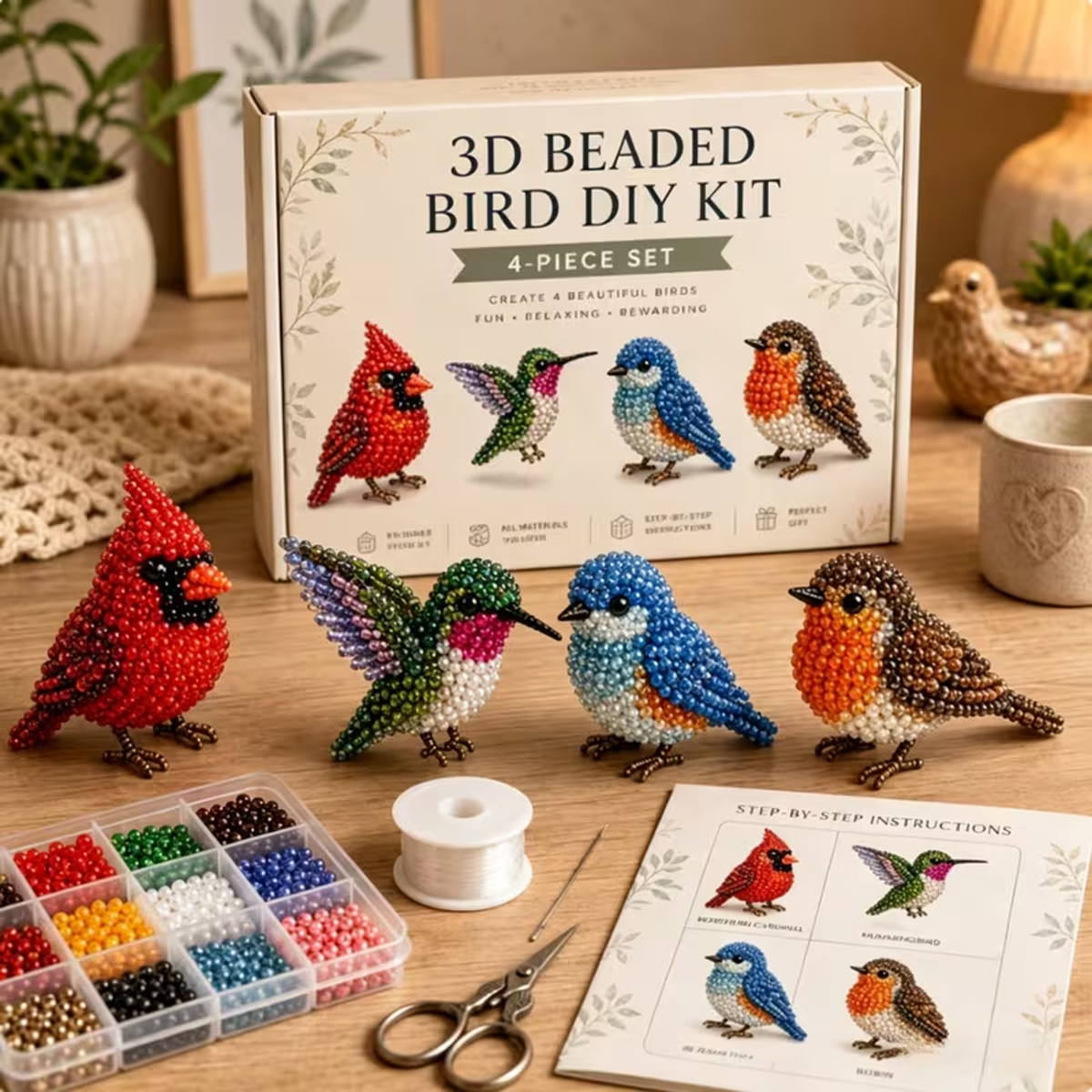 Mini 3D Beaded Animal DIY Kit, - Diy Automation Projects ulasan dan harga