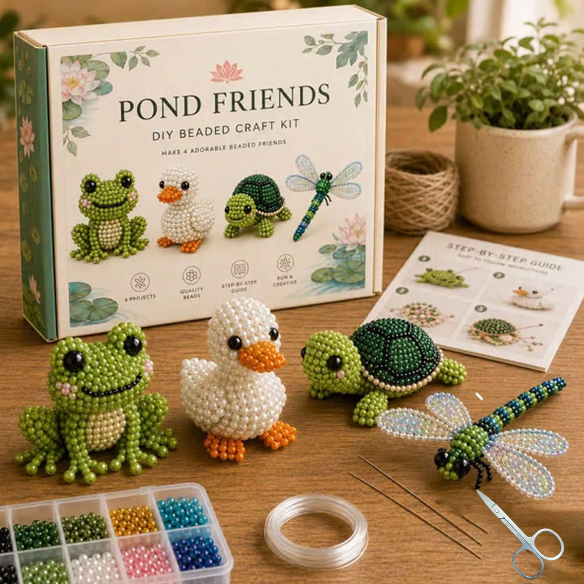 Mini 3D Beaded Animal DIY Kit, - Diy Automation Projects ulasan dan harga