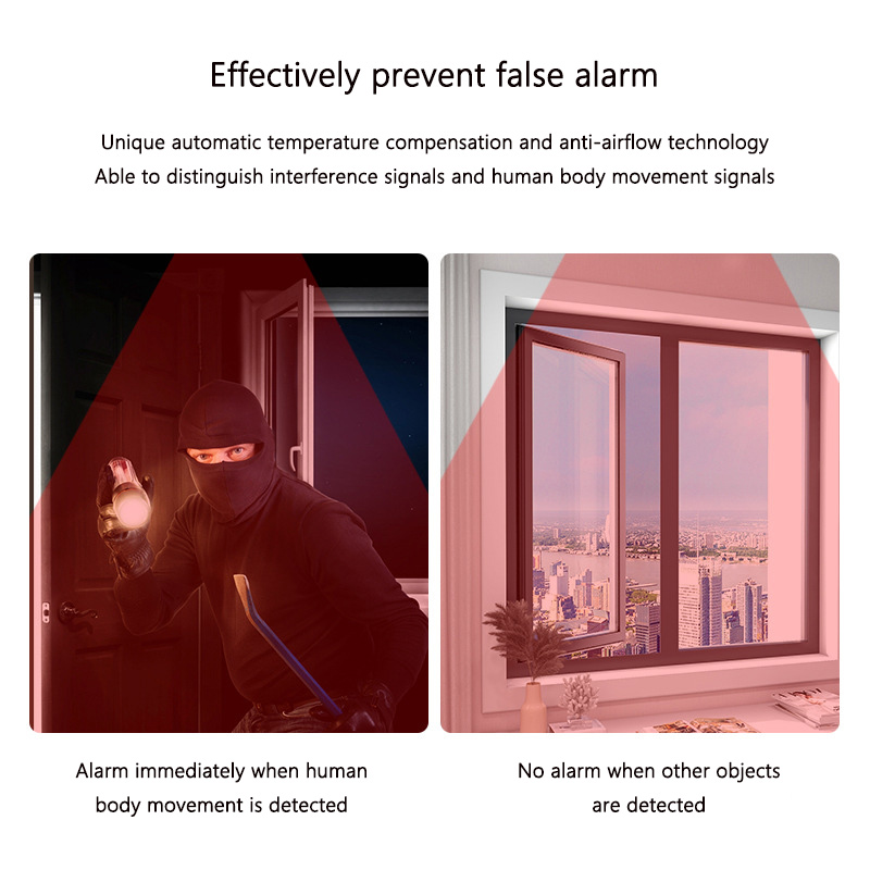 Indoor Anti-pet Anti-theft Ala - Motion Sensor Pir Wired ulasan dan harga