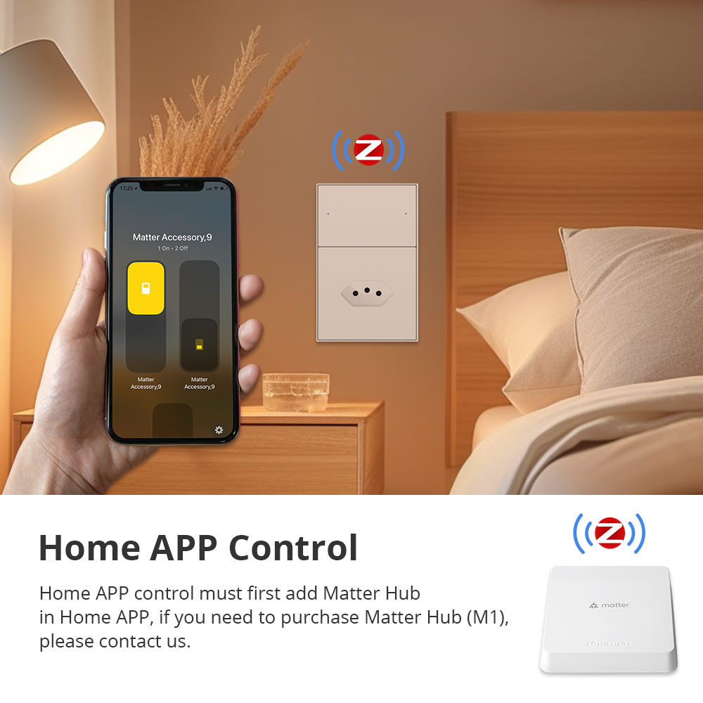 Zemismart Zigbee 10A Brazil So - Matter Hub Thread ulasan dan harga