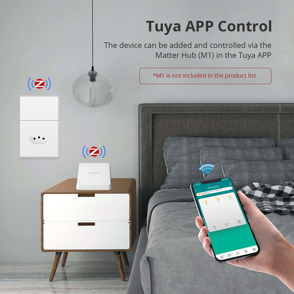 Zemismart Zigbee 10A Brazil So - Matter Hub Thread ulasan dan harga