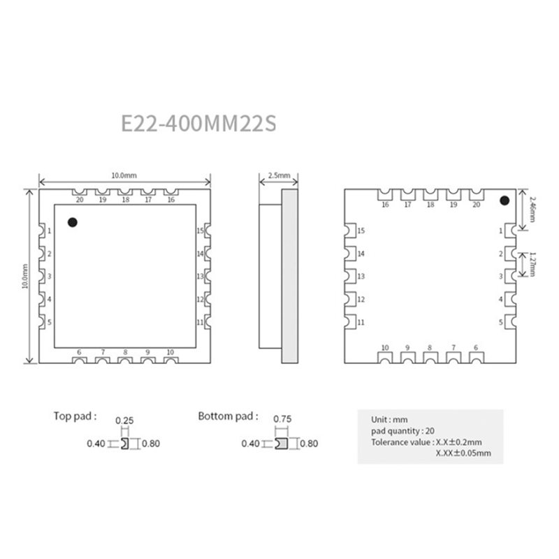 2X EBYTE SX1268 433Mhz Lora Wi - 433Mhz Receiver Module ulasan dan harga